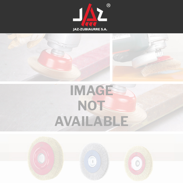 4” Abrasive Nylon Wheel, 180 Grit Silicon Carbide, 5/8” FW, 1/2” - 1-3/16” A.H., Display Package. Pack 1. 21770
