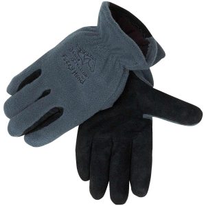 POLAR FLEECE/COW SPLIT — MULTIBLEND INSULATED DRIVER’S STYLE GLOVES. Pack 6. 15FHXL-GRAY