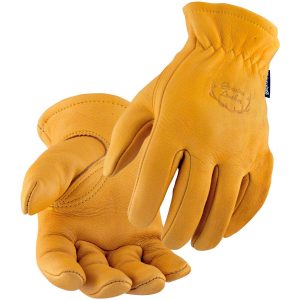 GRAIN ELKSKIN — THINSULATE INSULATED DRIVER’S STYLE GLOVES. Pack 6. 17TXL