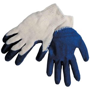 ECONOMYLATEX COATED — COTTON/POLY STRING KNIT SYNTHETIC GLOVES. Pack 12. 2300EEL