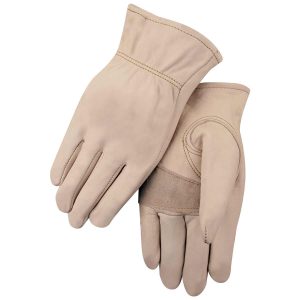 GRAIN COWHIDE — DOUBLE PALM DRIVER’S STYLE GLOVES. Pack 12. 91DPXXL