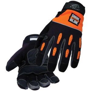 SPANDEX WITH PADDED TITANX SYNTHETIC VIBRATION-DAMPENING ERGONOMIC GLOVES. Pack 12. 2X Large. 98SBXXL