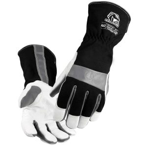 ARC RATED CUT RESISTANT COWHIDE AND FR COTTON UTILITY GLOVE. Pack 12. A62-XL