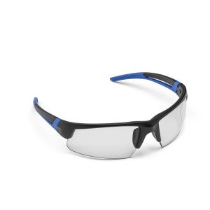 Safety Glasses Spark Black & Blue Clear. Part: 272190