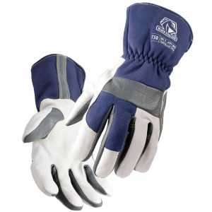 GRAIN KIDSKIN AND FR SNUG FIT COTTON MULTI-FEATURE TIG WELDING GLOVES. Pack 12. T50XXL
